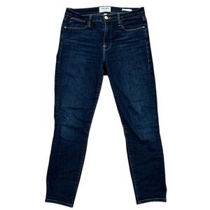 Frame Denim Le High Skinny Crop Jeans
